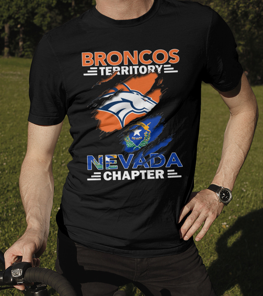 Broncos Territory Nevada Chapter Born Nevada T-Shirt