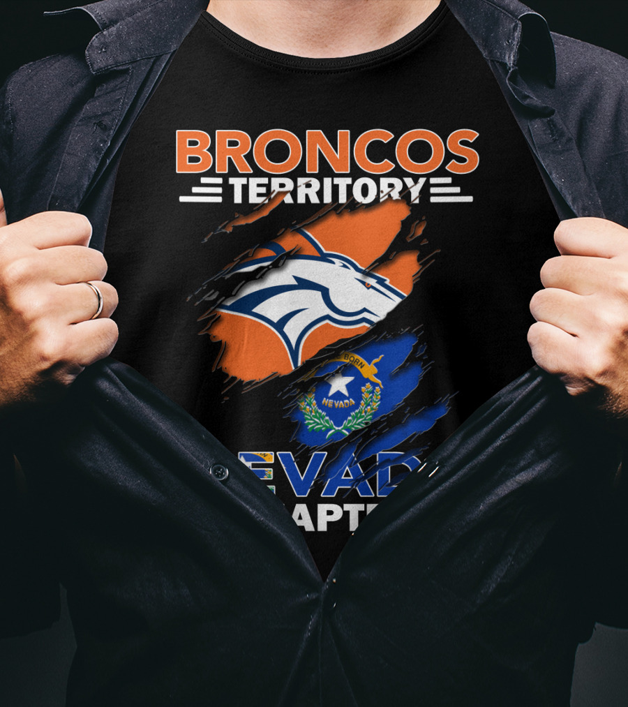 Broncos Territory Nevada Chapter Born Nevada T-Shirt