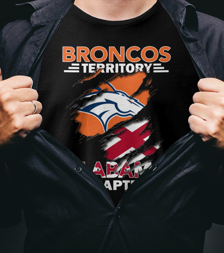 Broncos Territory Alabama Chapter Torn T-Shirt