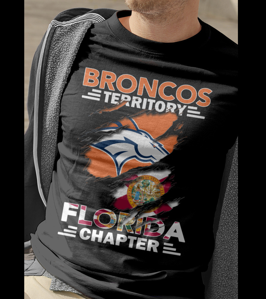 Denver Broncos Territory Florida Chapter Fan Club T-Shirt