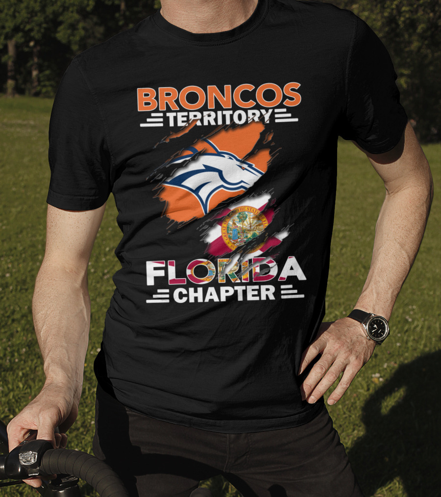 Denver Broncos Territory Florida Chapter Fan Club T-Shirt