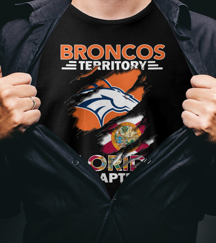 Denver Broncos Territory Florida Chapter Fan Club T-Shirt