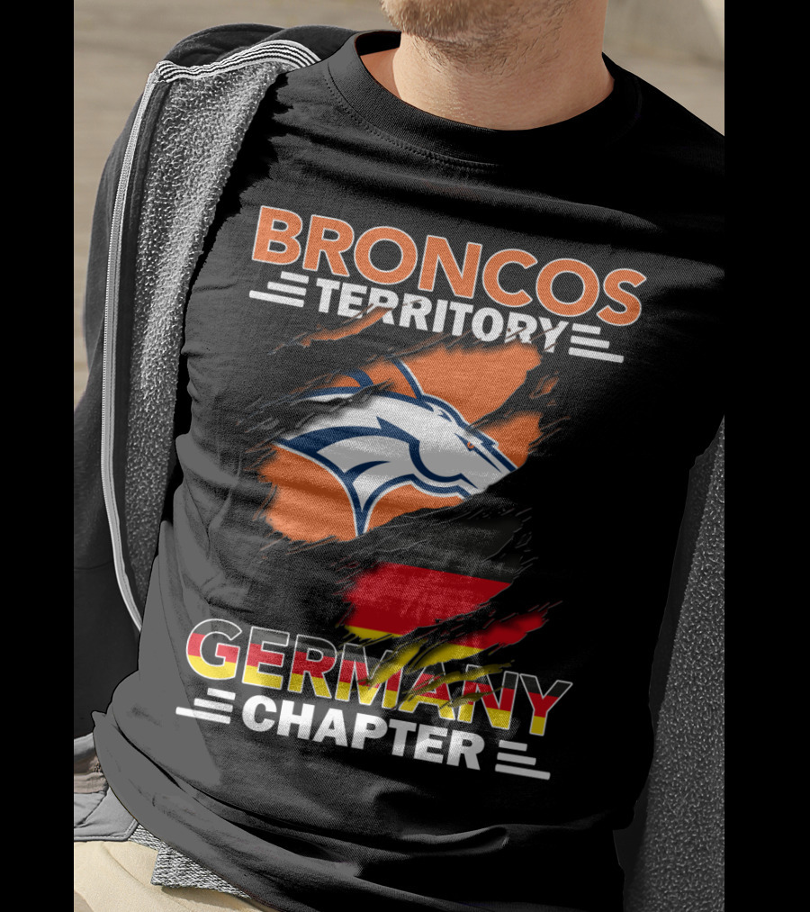 Broncos Territory Germany Chapter Football Fan T-Shirt