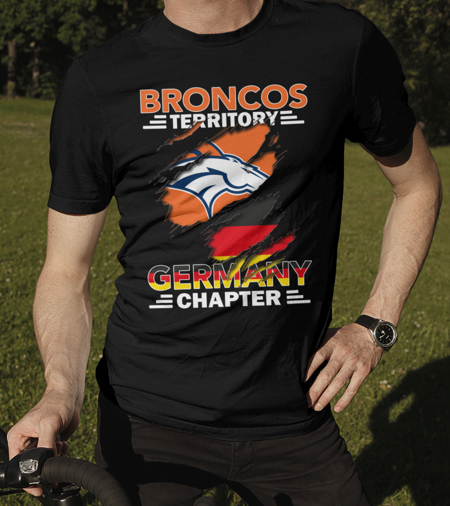 Broncos Territory Germany Chapter Football Fan T-Shirt