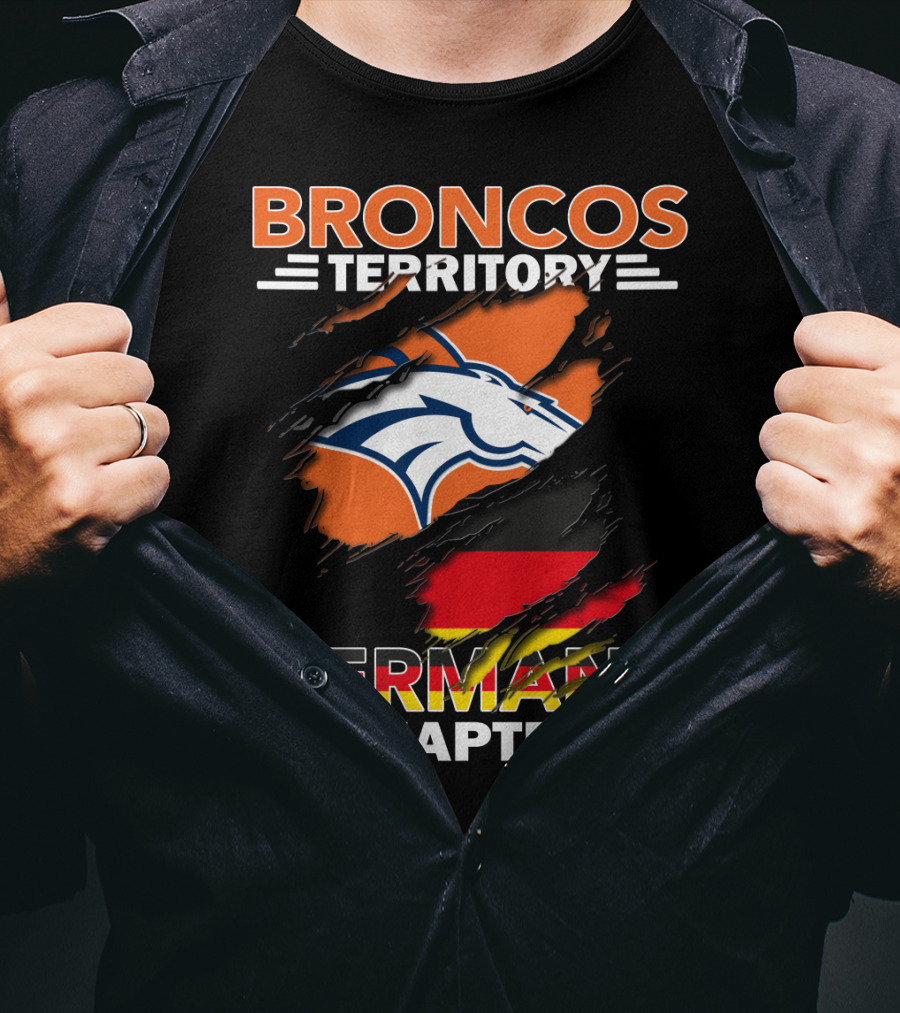 Broncos Territory Germany Chapter Football Fan T-Shirt