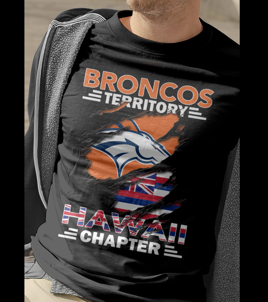 Broncos Territory Hawaii Chapter American Football Fan Club Enthusiasts T-Shirt