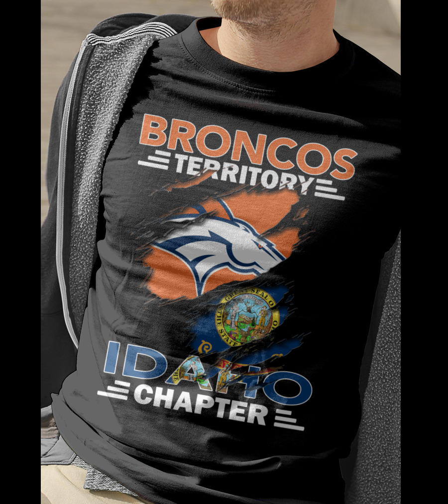 Broncos Territory Idaho Chapter State Seal T-Shirt