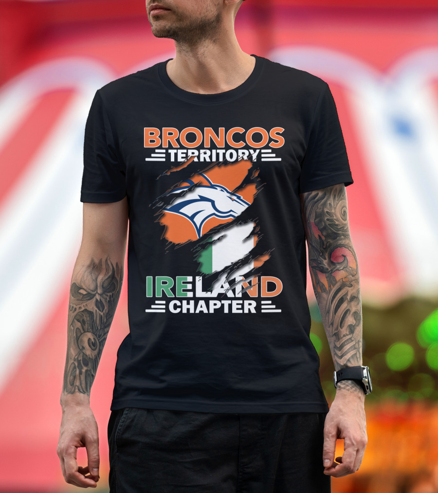 Broncos Territory Ireland Chapter Flag T-Shirt