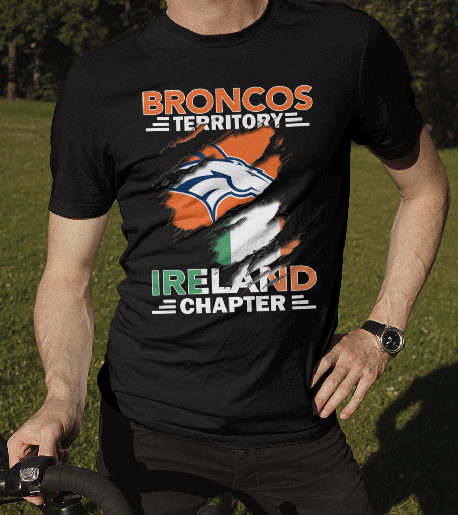 Broncos Territory Ireland Chapter Flag T-Shirt