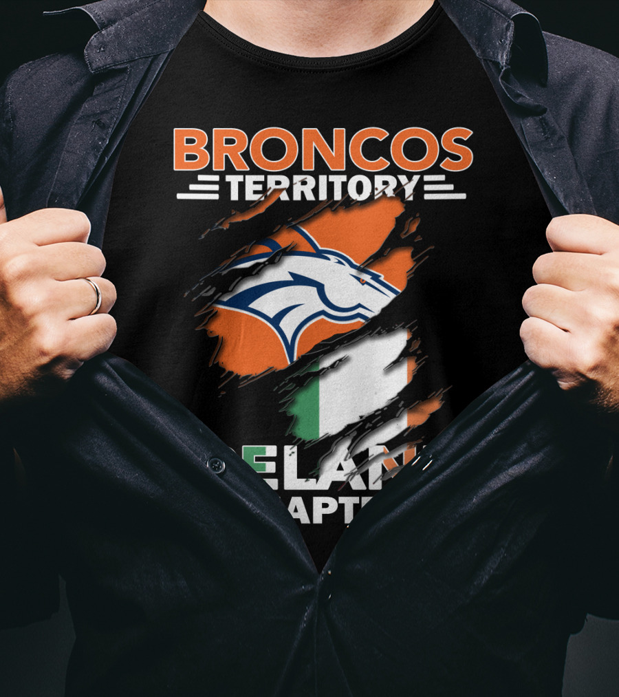 Broncos Territory Ireland Chapter Flag T-Shirt