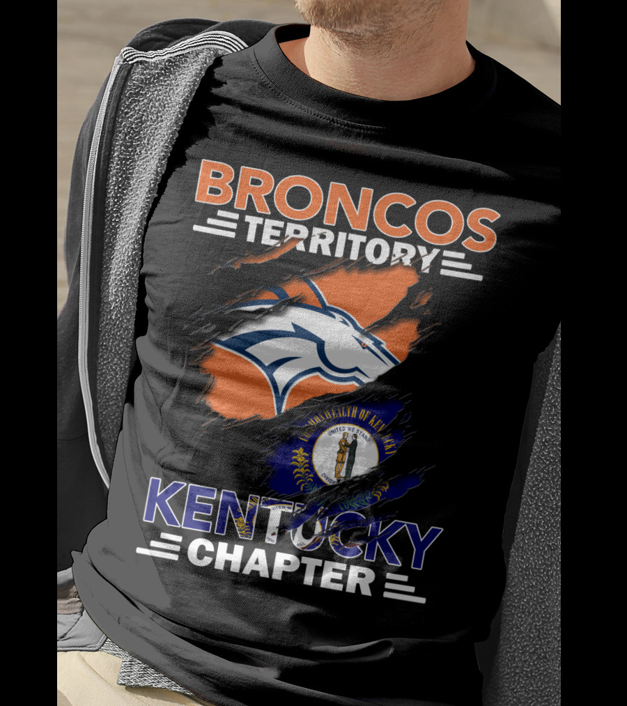 Broncos Territory Kentucky Chapter Commonwealth Flag Union T-Shirt