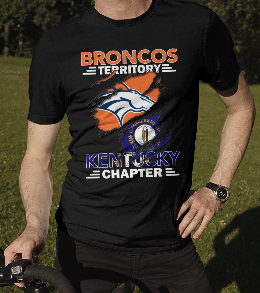 Broncos Territory Kentucky Chapter Commonwealth Flag Union T-Shirt