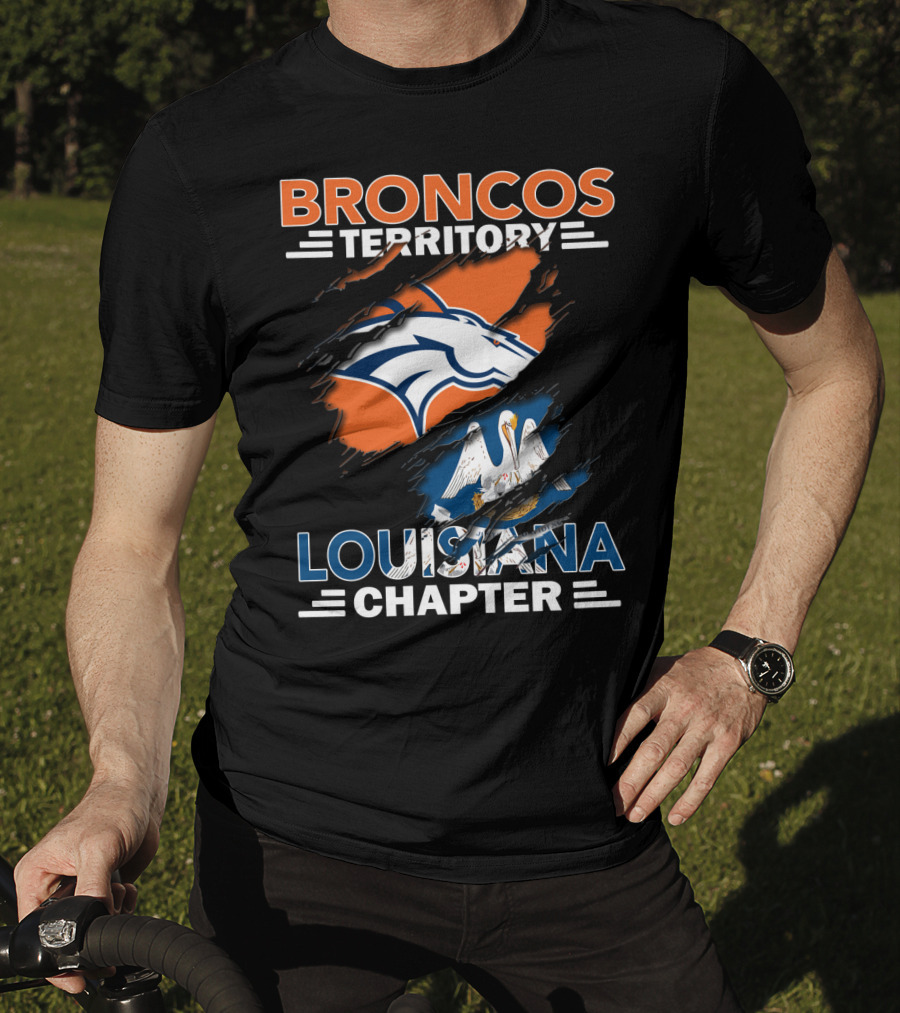 Broncos Territory Louisiana Chapter NFL Fan Club T-Shirt