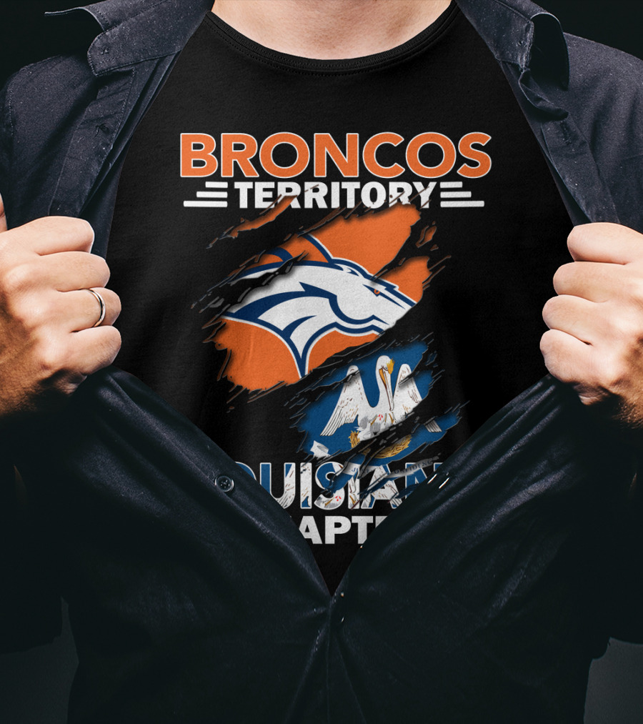 Broncos Territory Louisiana Chapter NFL Fan Club T-Shirt