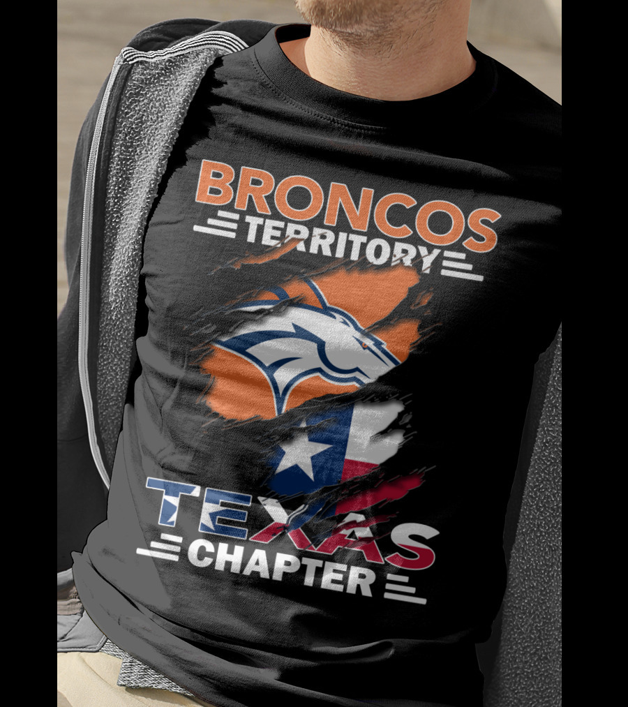 Broncos Territory Texas Chapter Lone Star T-Shirt