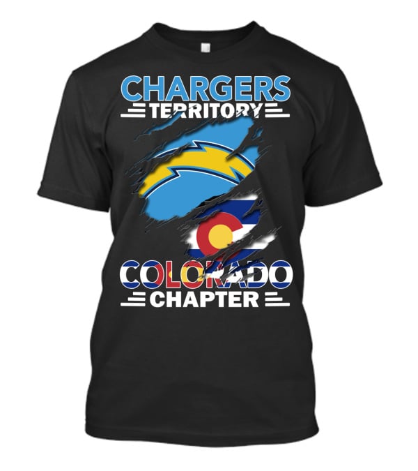 Chargers Territory Colorado Chapter Flag Edition T-Shirt
