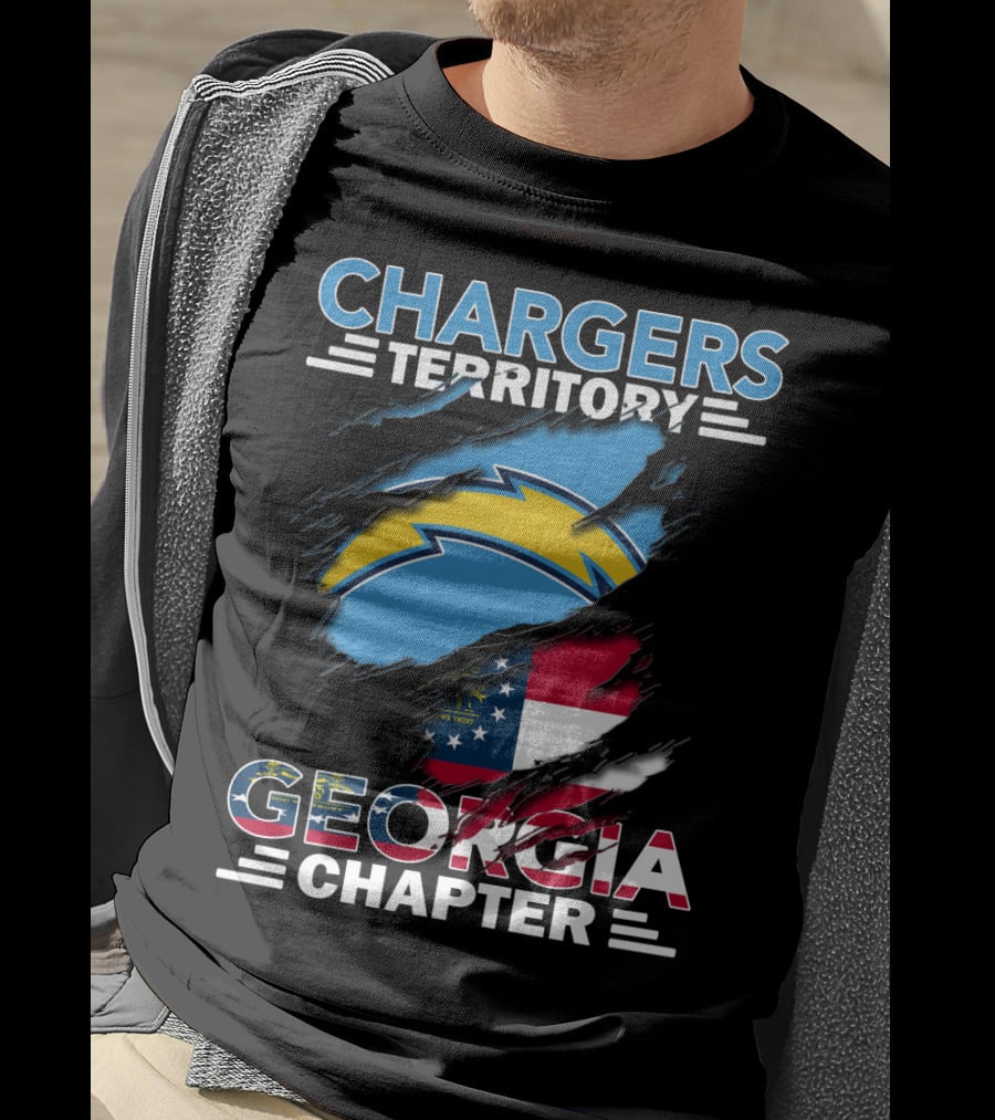 Chargers Territory Georgia Chapter Football Fan Group T-Shirt