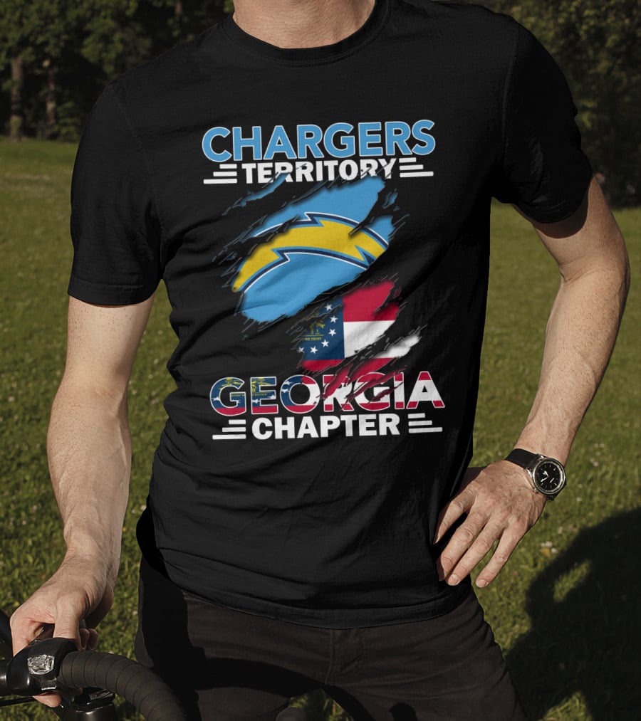 Chargers Territory Georgia Chapter Football Fan Group T-Shirt
