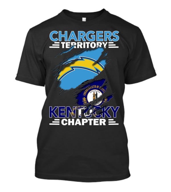 Chargers Territory Kentucky Chapter Commonwealth Of Kentucky Flag T-Shirt