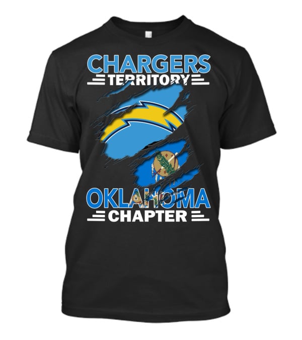 Chargers Territory Oklahoma Chapter NFL Fan Club T-Shirt