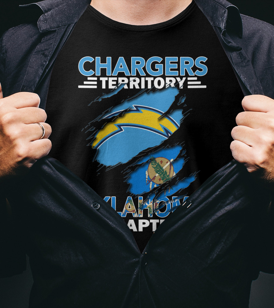 Chargers Territory Oklahoma Chapter NFL Fan Club T-Shirt