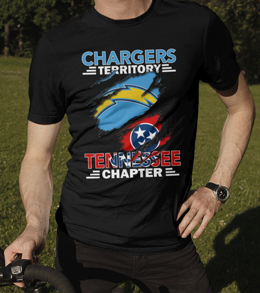 Chargers Territory Tennessee Chapter Football Fan T-Shirt