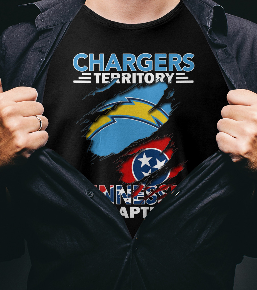 Chargers Territory Tennessee Chapter Football Fan T-Shirt