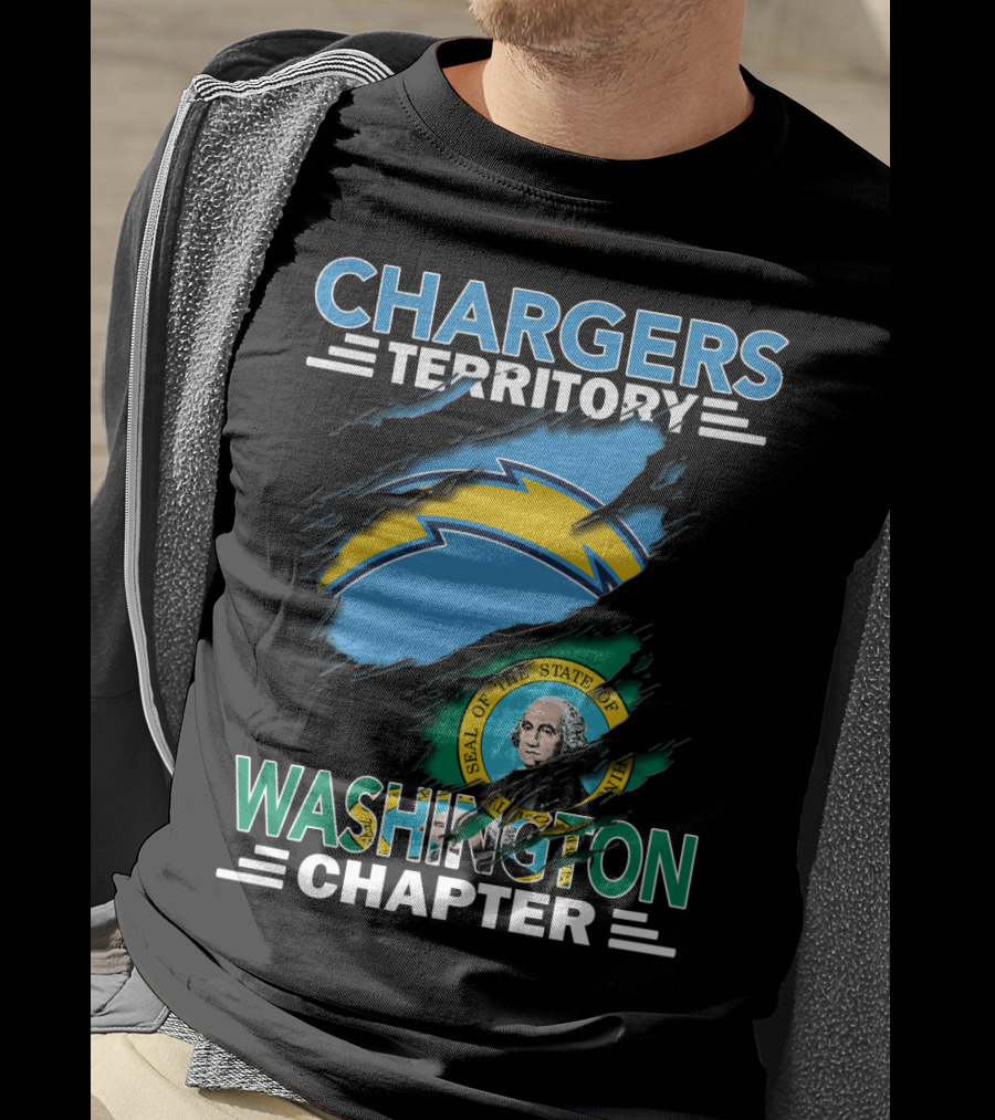 Chargers Territory Washington Chapter Seal T-Shirt