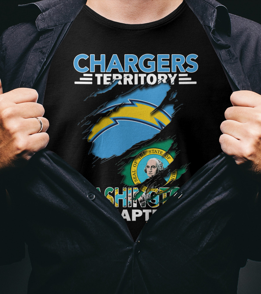 Chargers Territory Washington Chapter Seal T-Shirt