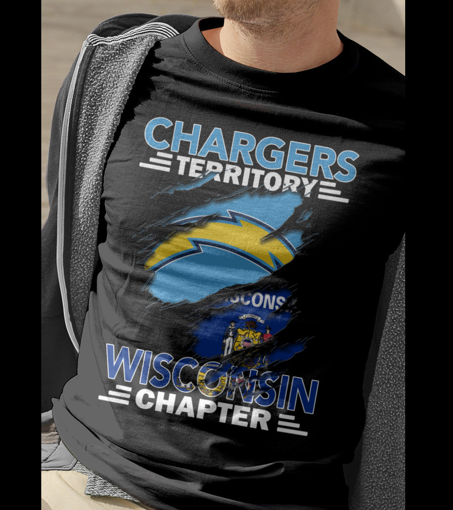 Chargers Territory Wisconsin Chapter NFL Los Angeles Team T-Shirt