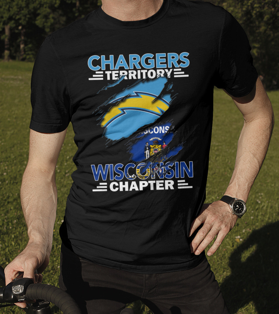 Chargers Territory Wisconsin Chapter NFL Los Angeles Team T-Shirt
