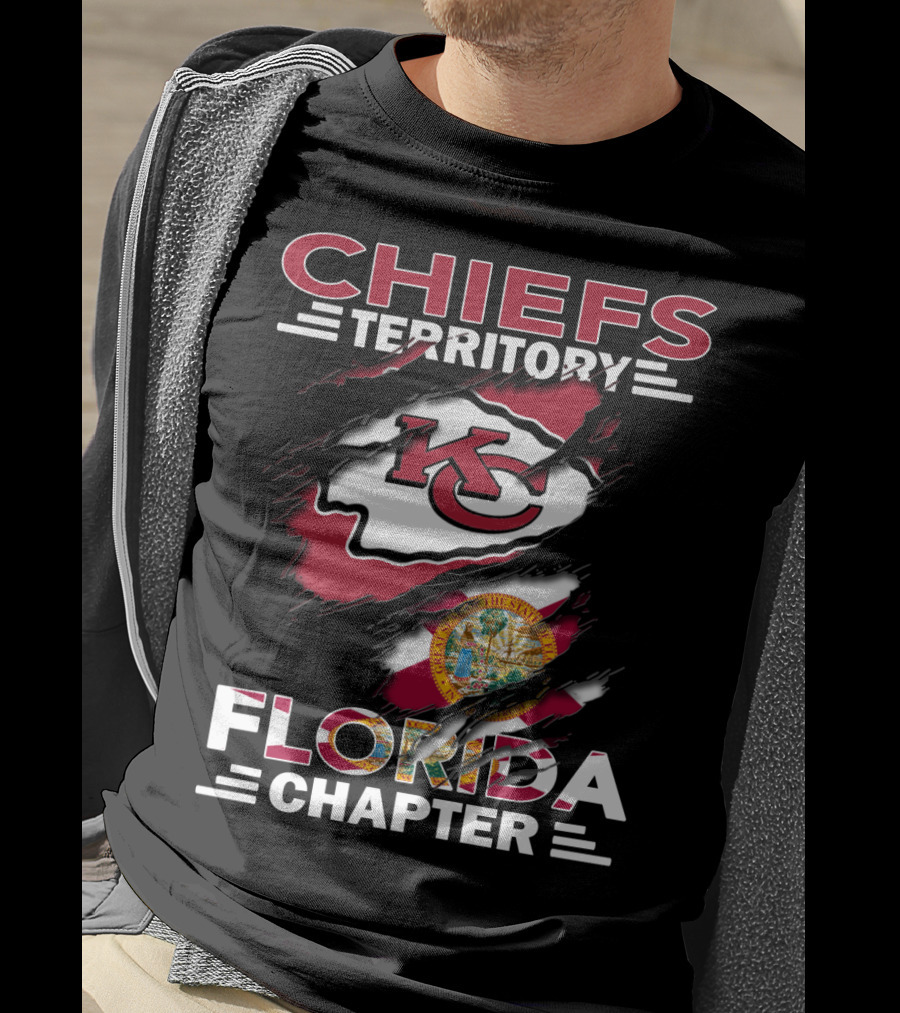 Chiefs Territory Florida Chapter KC Logo Florida Seal T-Shirt