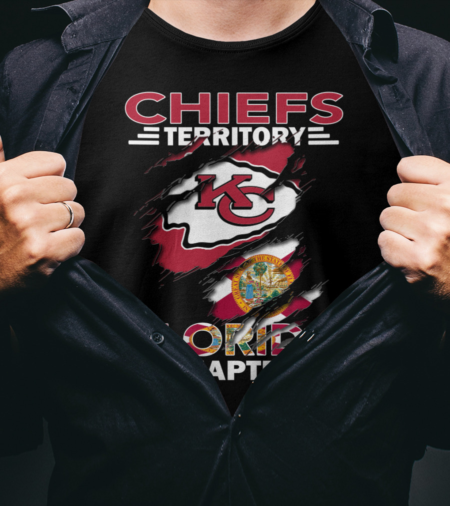 Chiefs Territory Florida Chapter KC Logo Florida Seal T-Shirt