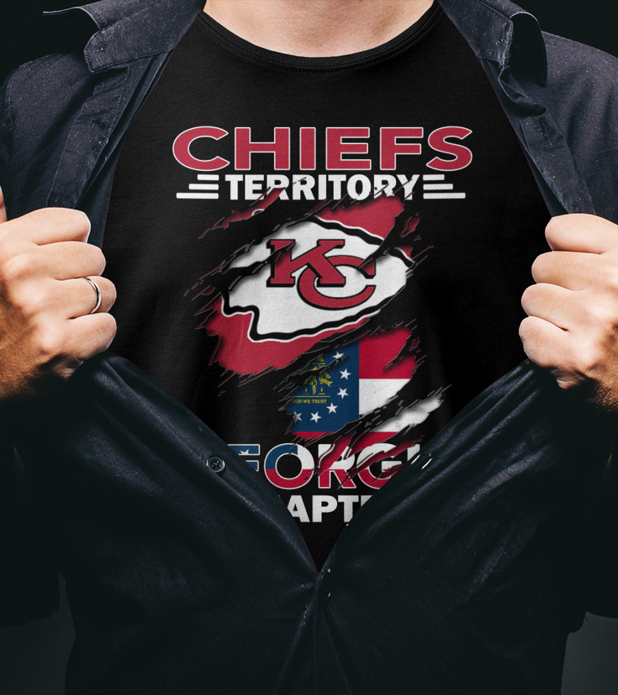 Chiefs Territory Georgia Chapter Kansas City Football Fan Club T-Shirt