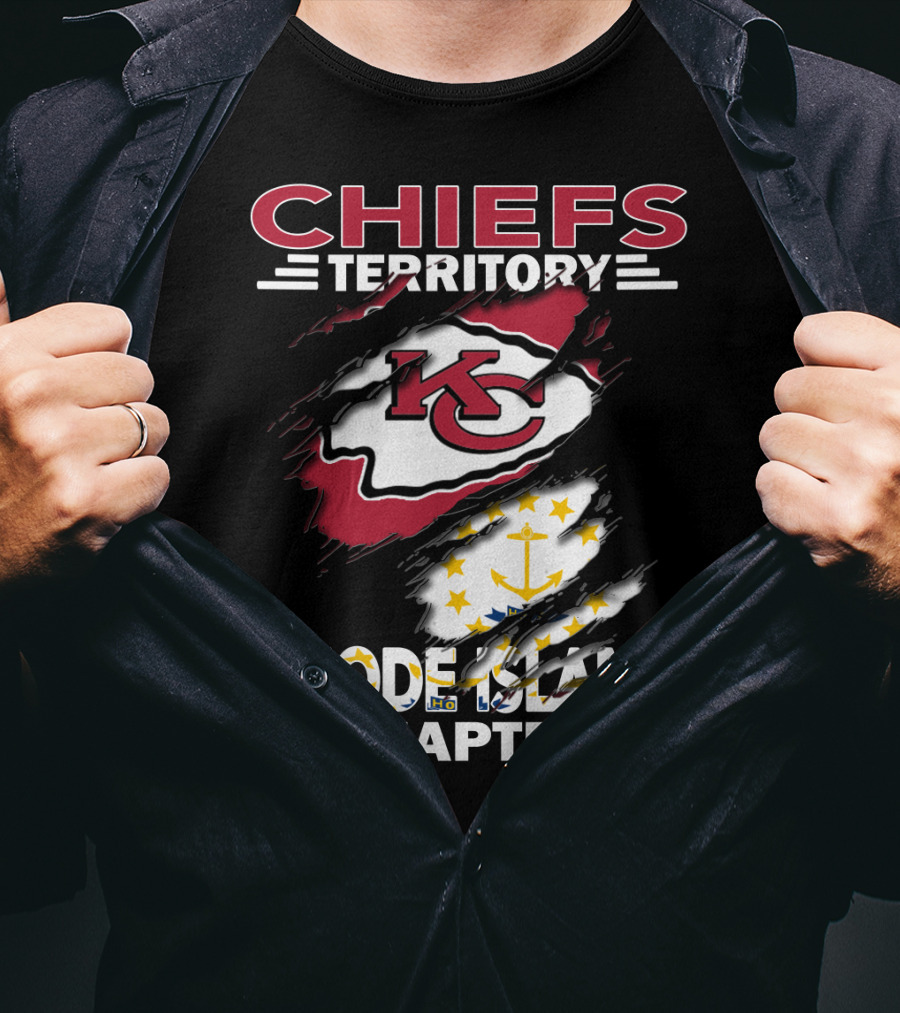 Chiefs Territory Rhode Island Chapter Kansas City Fan Club T-Shirt