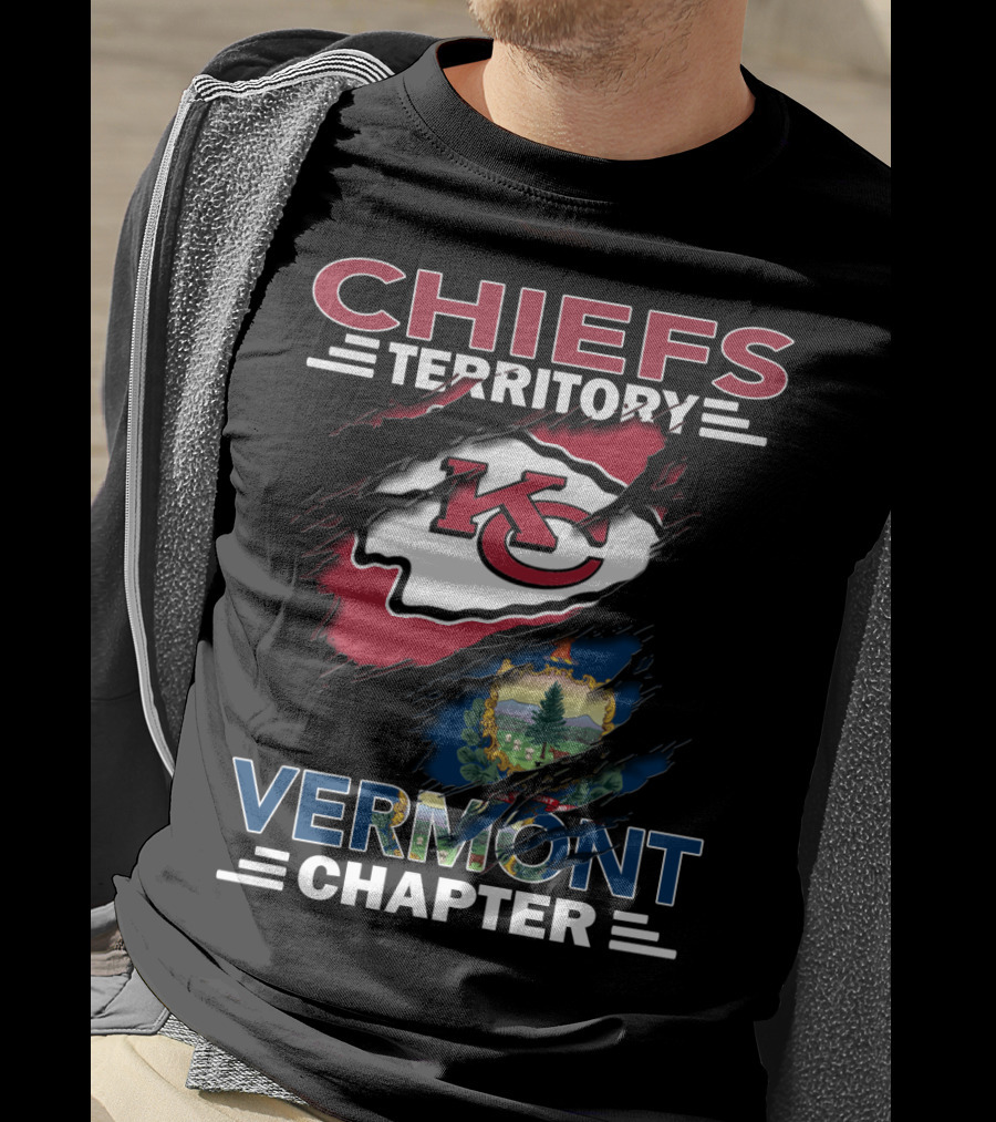 Chiefs Territory Kansas City Chiefs Vermont Chapter T-Shirt