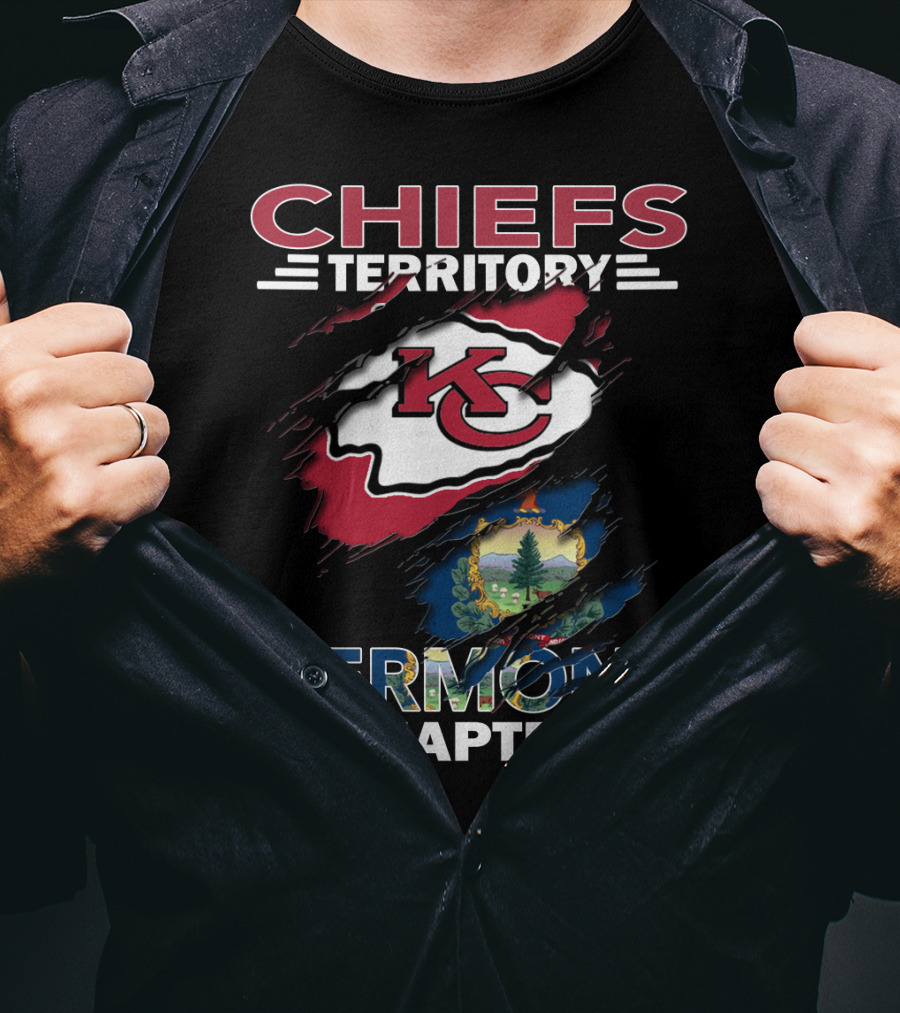 Chiefs Territory Kansas City Chiefs Vermont Chapter T-Shirt