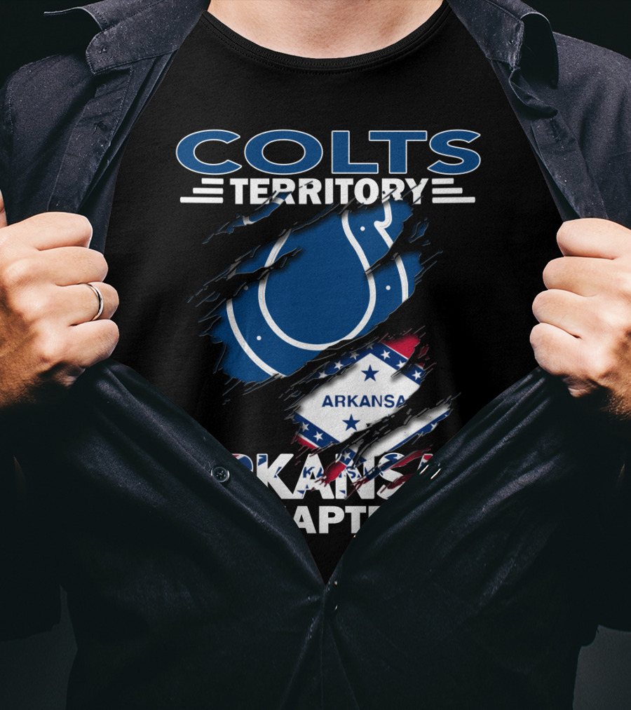 Colts Territory Arkansas Chapter NFL Supporters T-Shirt