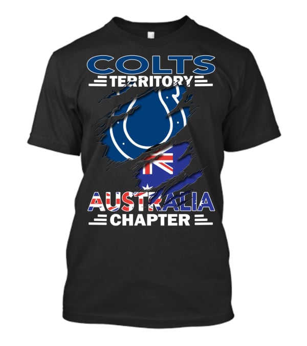 Colts Territory Australia Chapter Flag Emblem T-Shirt