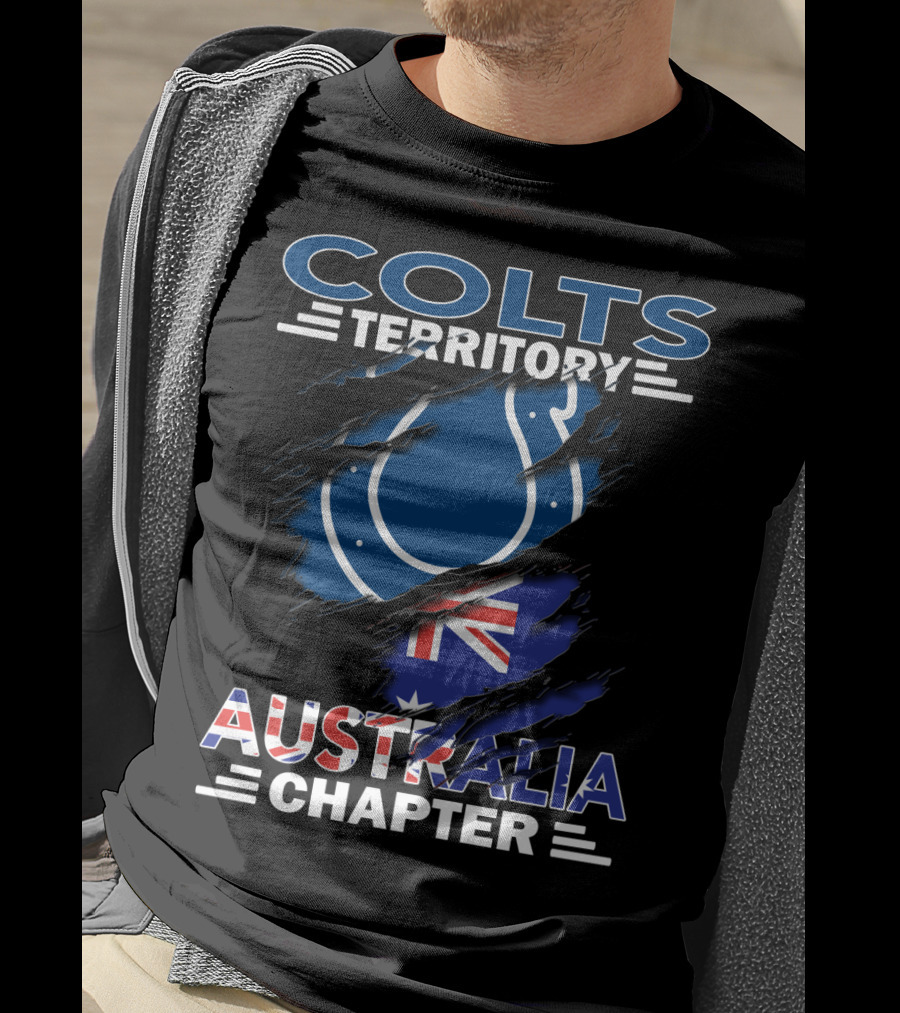 Colts Territory Australia Chapter Flag Emblem T-Shirt