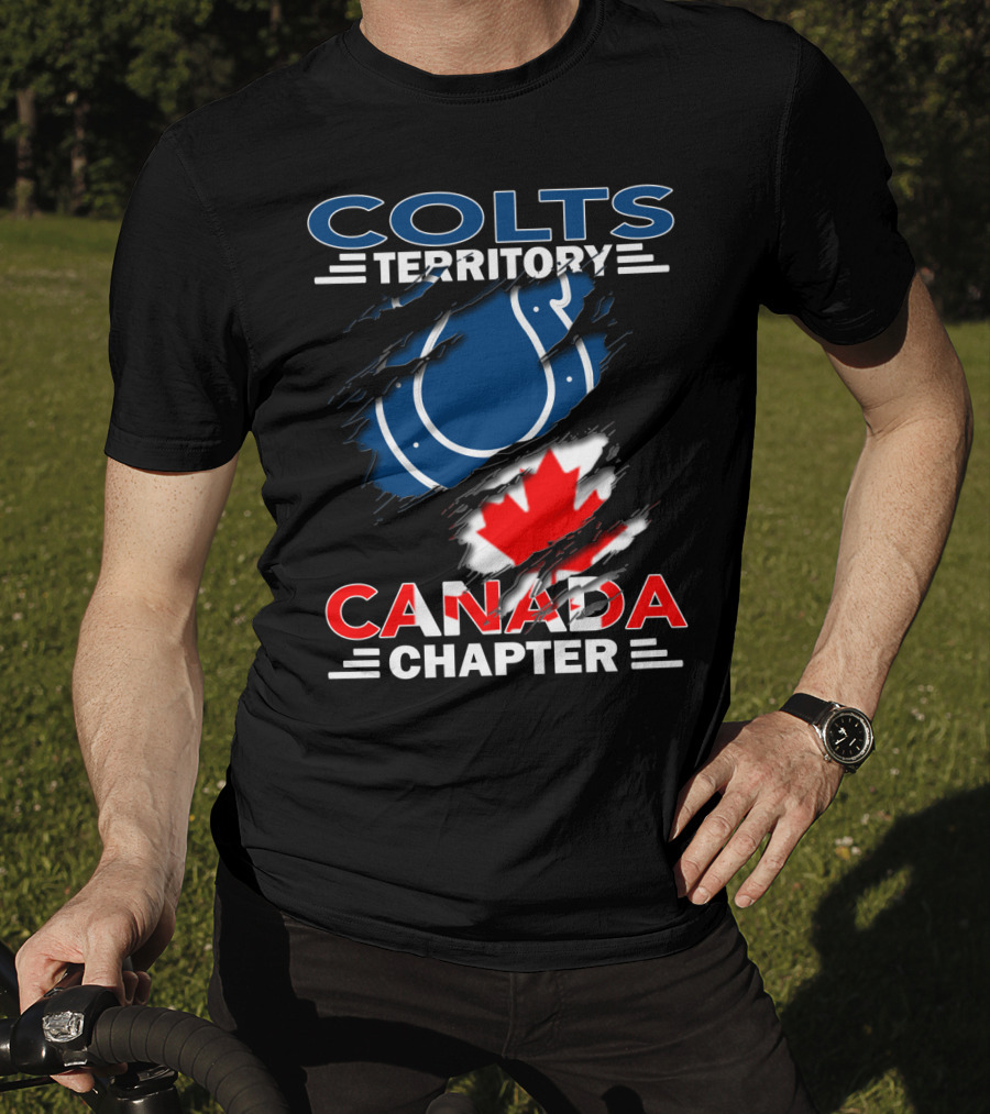 Colts Territory Canada Chapter Flag T-Shirt