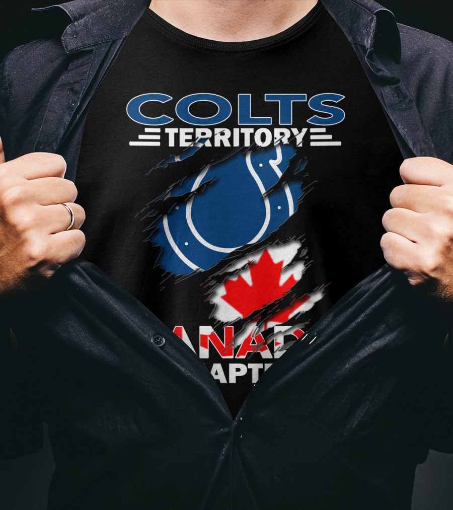 Colts Territory Canada Chapter Flag T-Shirt