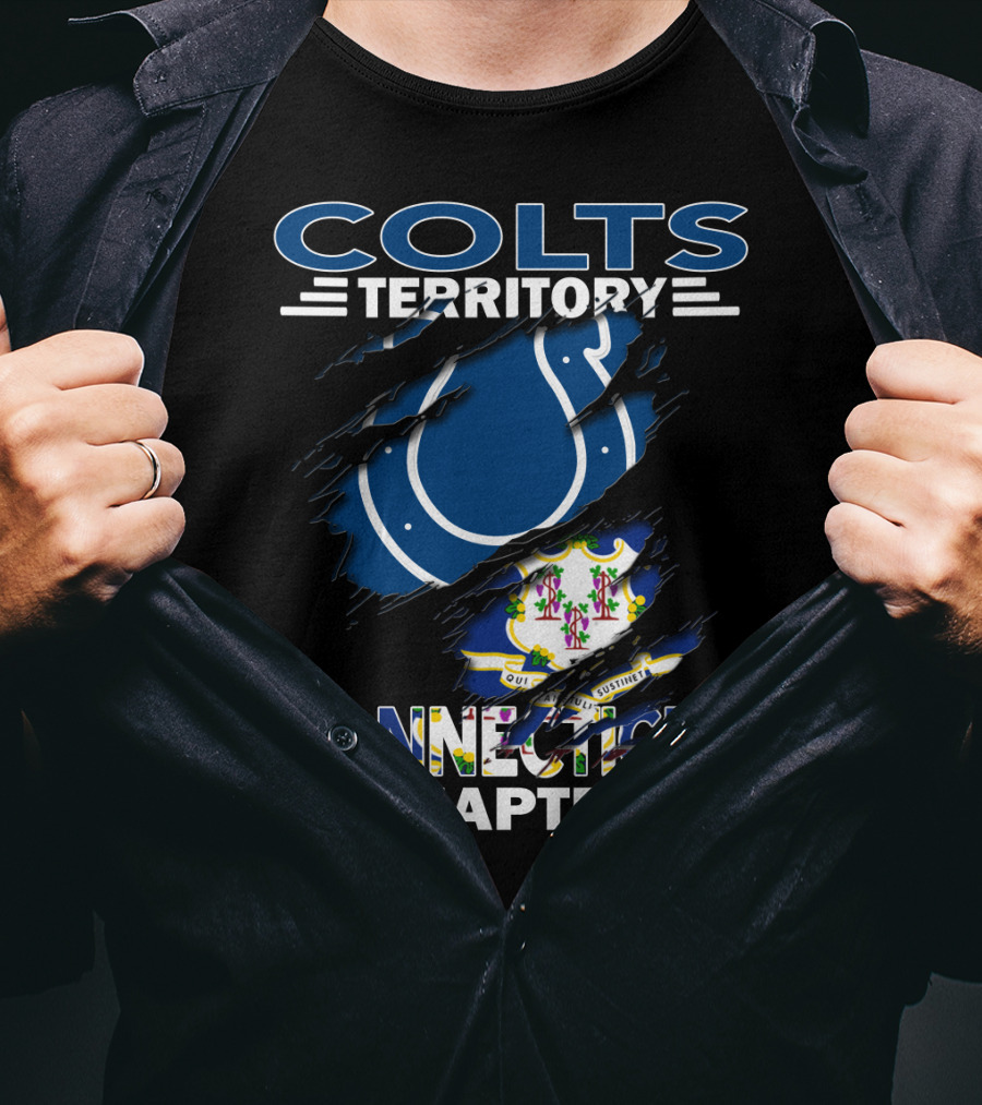 Colts Territory Connecticut Chapter Symbol Décoché T-Shirt