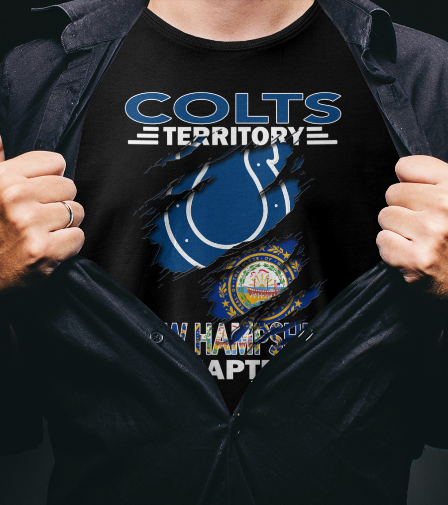 Colts Territory New Hampshire Chapter State Seal Integration T-Shirt