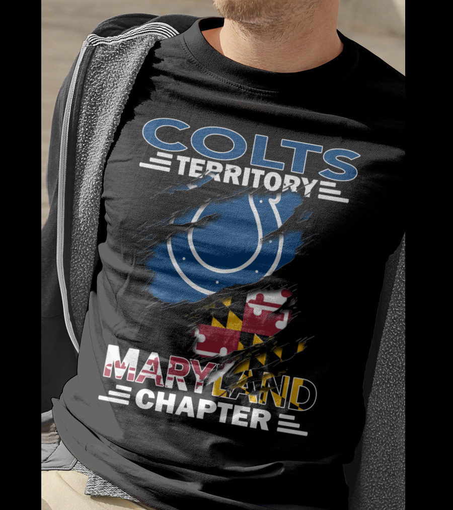 Colts Territory Maryland Chapter Maryland Flag T-Shirt
