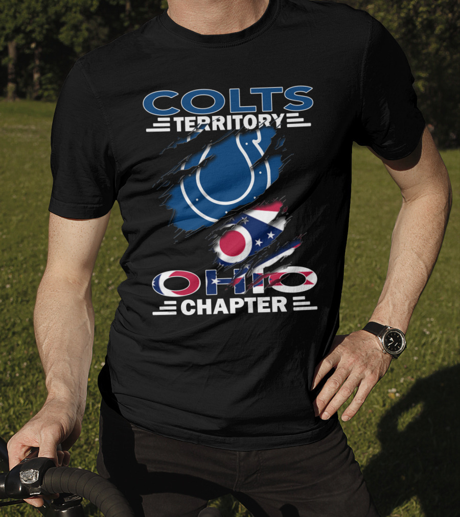 Colts Territory Ohio Chapter Flag And Symbol Integration T-Shirt