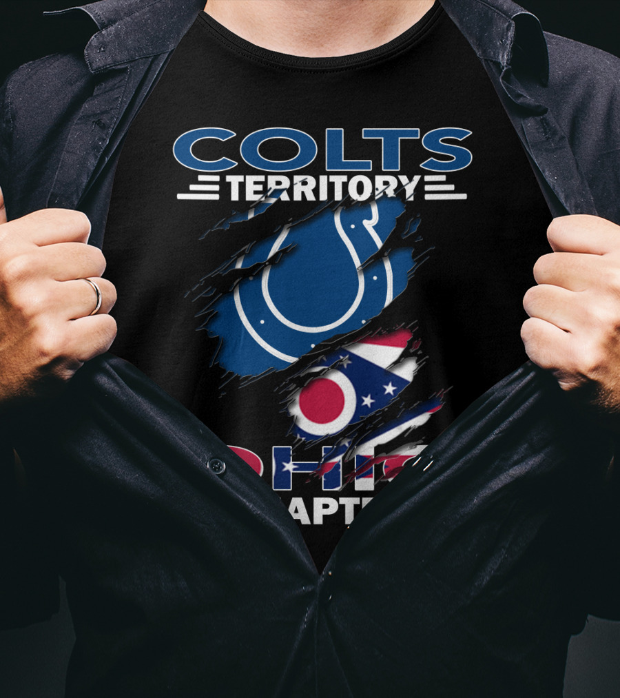 Colts Territory Ohio Chapter Flag And Symbol Integration T-Shirt