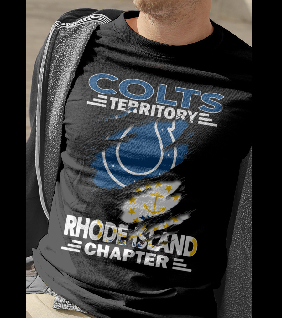 Colts Territory Rhode Island Chapter Flag Iconic T-Shirt