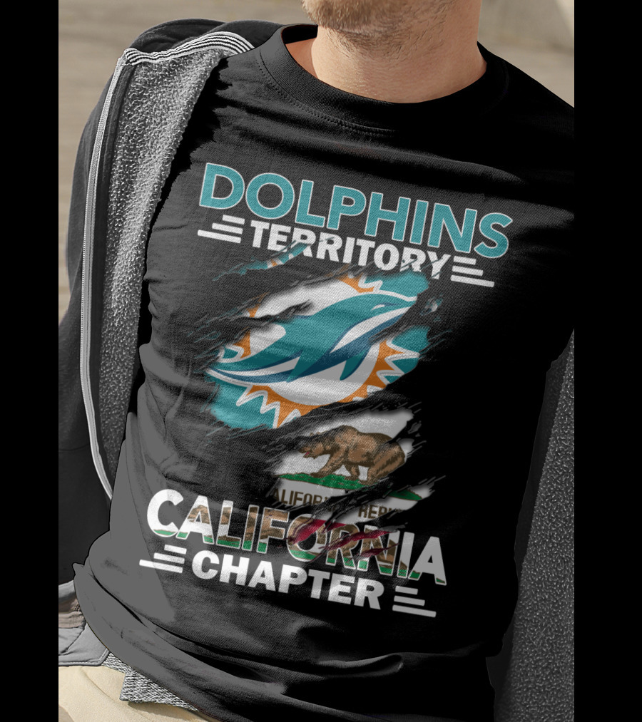 Dolphins Territory California Chapter California Republic Dolphins T-Shirt