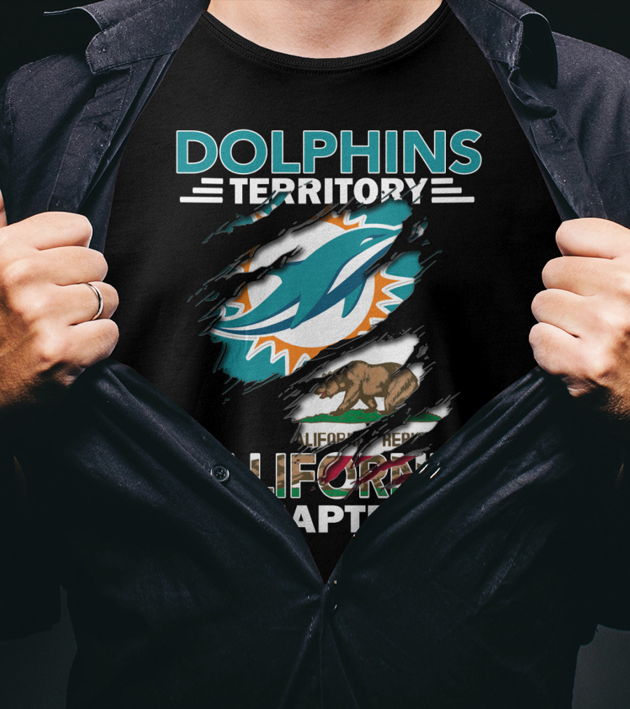 Dolphins Territory California Chapter California Republic Dolphins T-Shirt